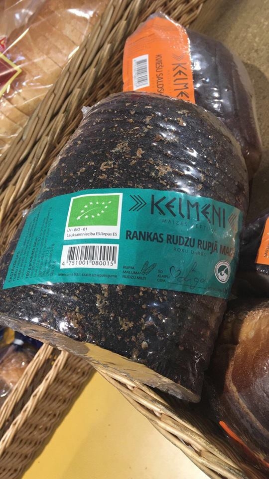 'Ķelmēnu" rudzu maize - ekoloģisks produkts