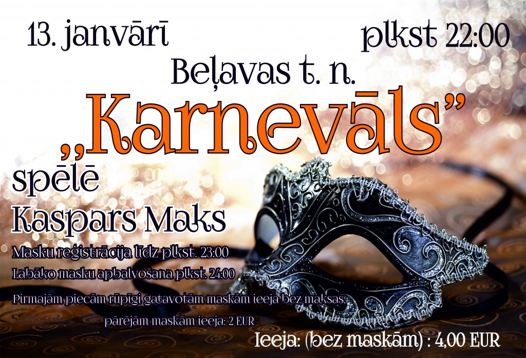  Beļavas tautas namā - karnevāls