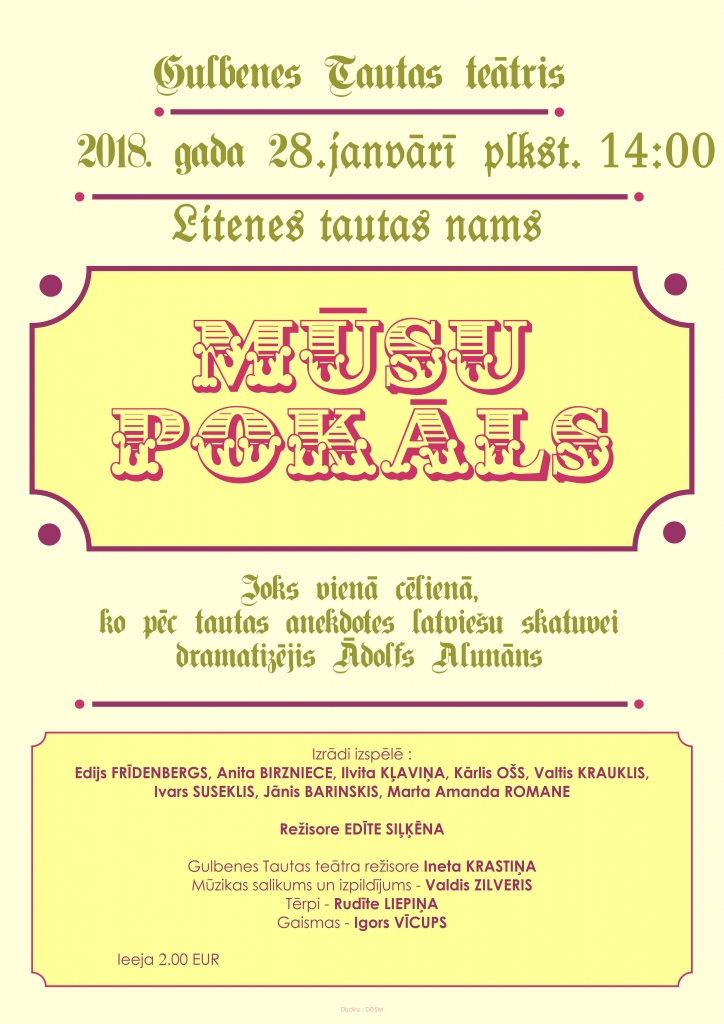 Litenē Gulbenes Tautas teātra izrāde ATCELTA