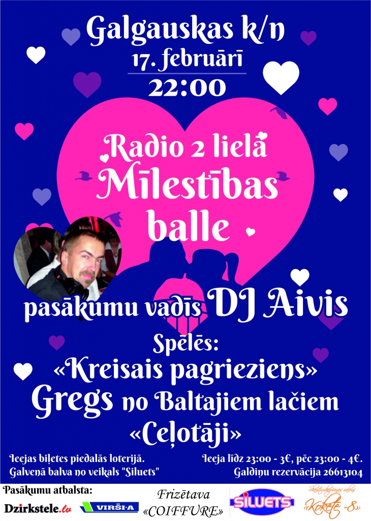 Galgauskā - "Radio2 Lielā Mīlestības balle"