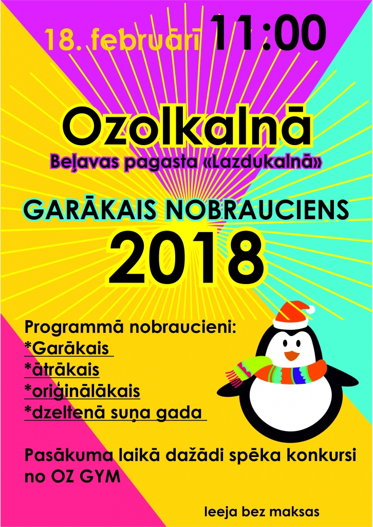 Ozolkalnā - Garākais nobrauciens 2018