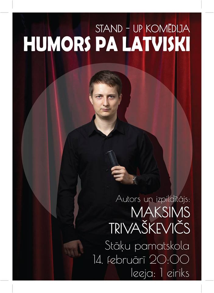 Stand - Up komēdijas izrāde Stāķu pamatskolā!