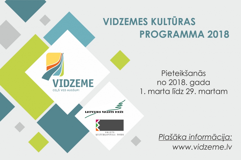Izsludina kultūras projektu konkursu