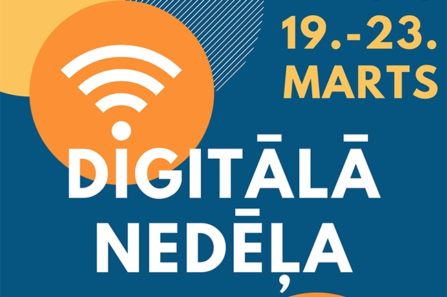Bibliotēkā – Digitālā nedēļa