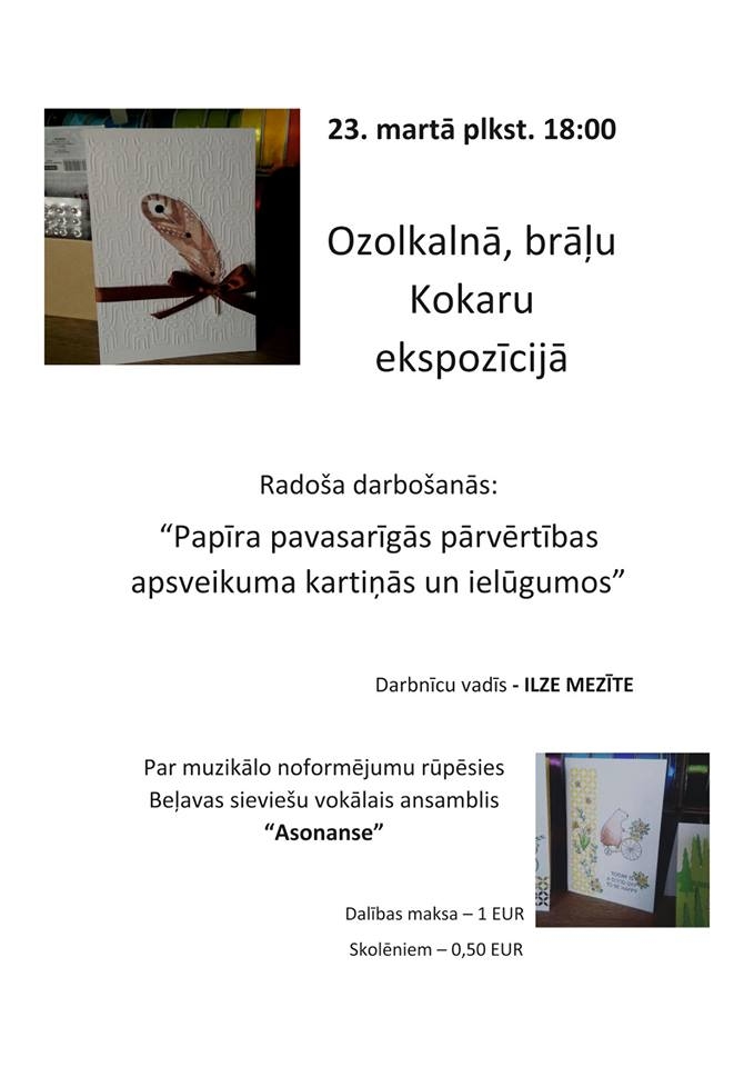 Ozolkanā - radoša darbošanās