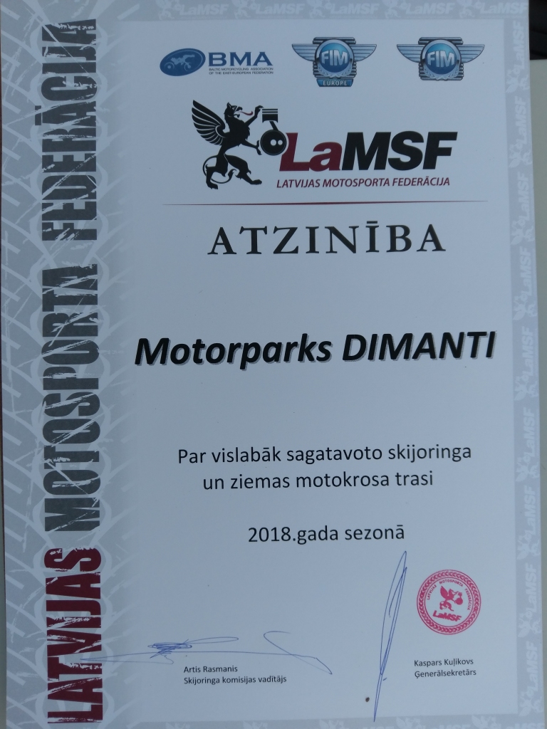 Rezumē skijoringa un ziemas motokrosa  sezonas rezultātus