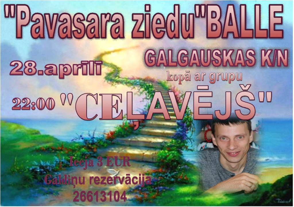 Galgauskā - "Pavasara ziedu balle"