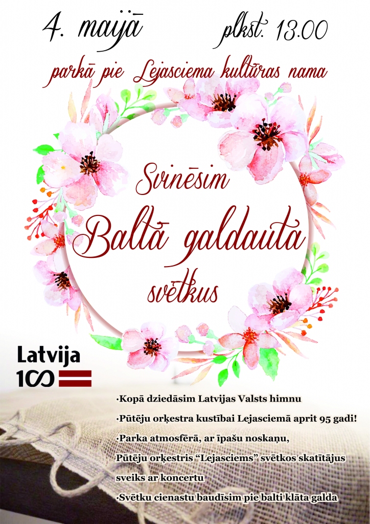 Baltā galdauta svētki Lejasciemā