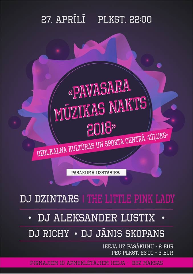 Ozolkalnā - Pavasara mūzikas nakts 2018 