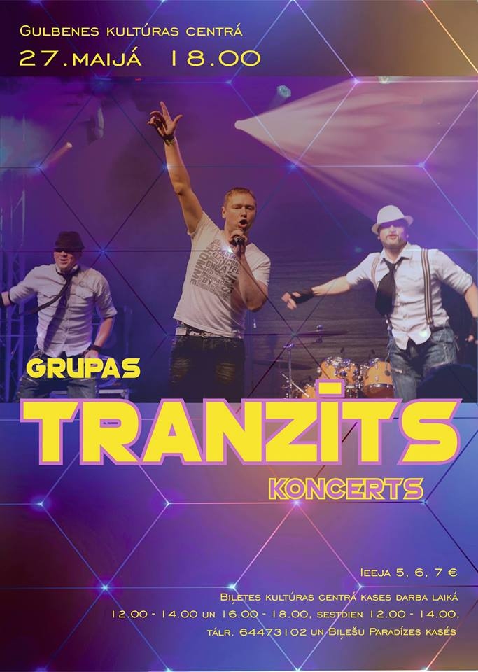 Grupas "Tranzīts" koncerts Gulbenē - ATCELTS!