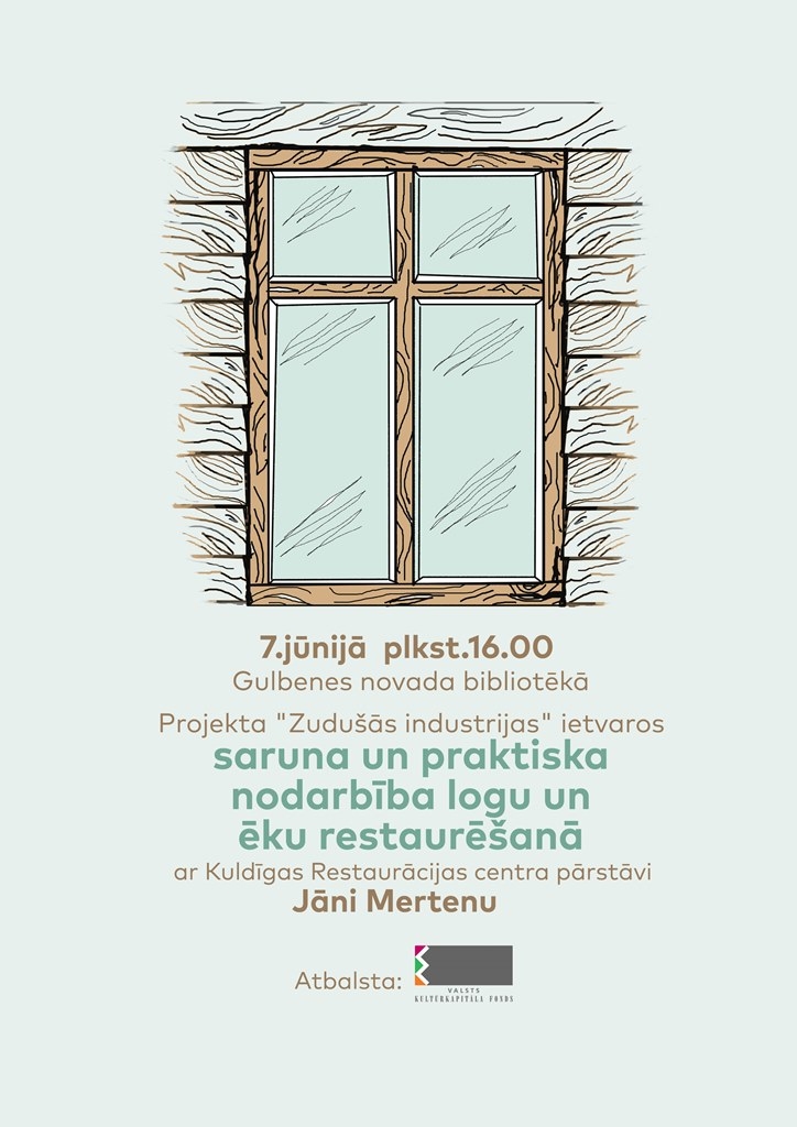 Bibliotēkā tiksies ar Kuldīgas Restaurācijas centra pārstāvi Jāni Mertenu
