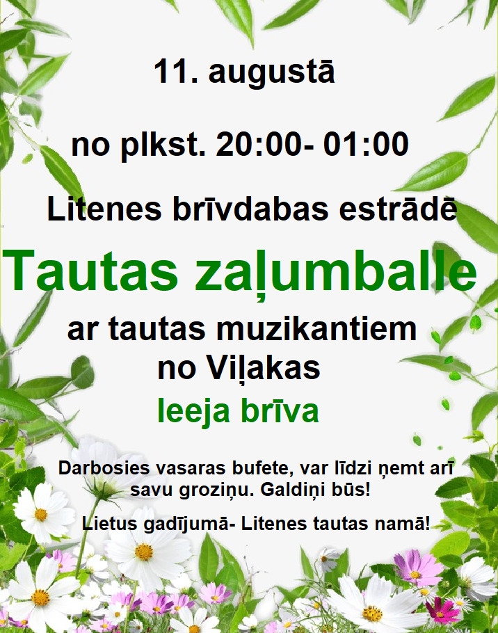 Litenē - Tautas zaļumballe