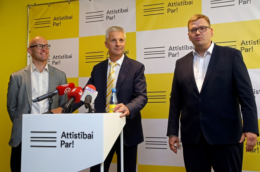 «Attīstībai/Par!» līderi vēlēšanās būs Pabriks, Pavļuts, Pūce, Viņķele un Bondars 