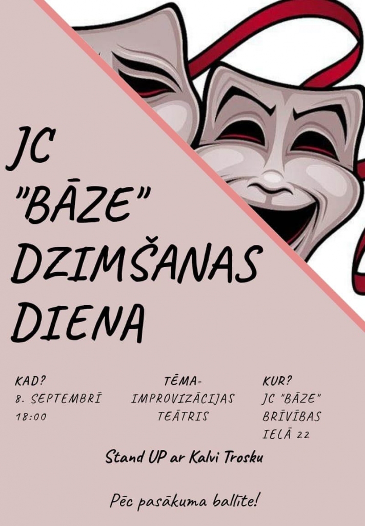 Jauniešu centrs "Bāze" svinēs dzimšanas dienu