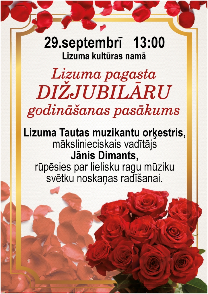 Lizumā godinās dizjubilārus