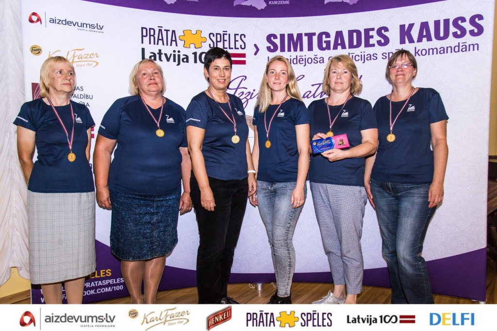 Gulbenes novada bibliotēkas komanda Valmierā turpinās cīnīties par "Prāta spēles Simtgades kausu"