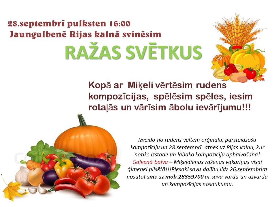  Jaungulbenes pagasta Rijas kalnā - Ražas svētki