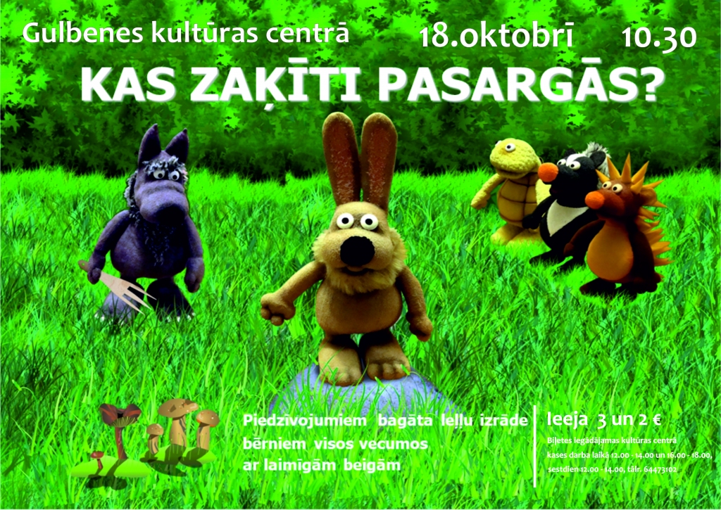 Viesizrāde bērniem "Kas zaķīti pasargās?"