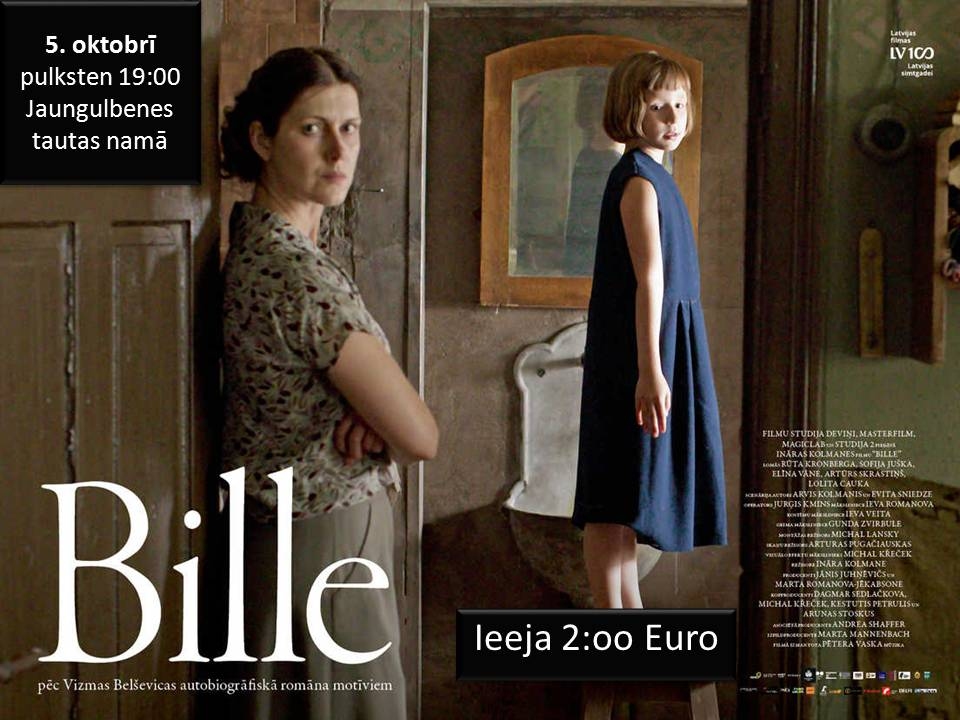 Jaungulbenes tautas namā - kinofilma "Bille"