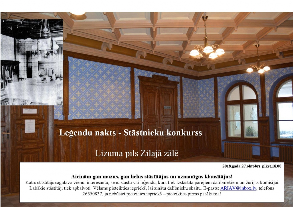 Lizumā - Leģendu nakts Stāstnieku konkurss