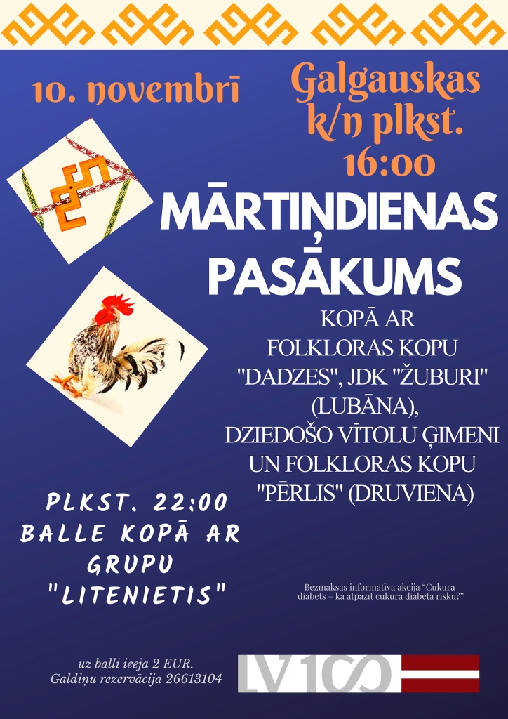 Galgauskā - Mārtiņdienas pasākums un balle