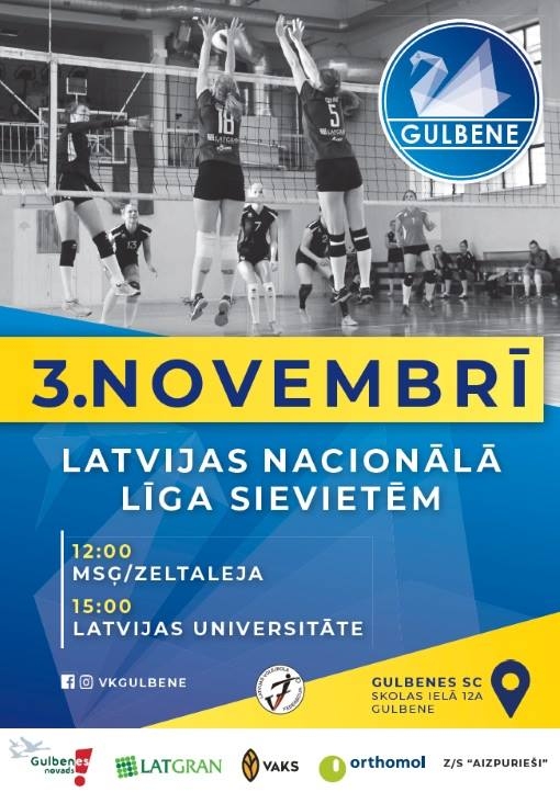 Volejbols" Latvijas Nacionālās līgas spēles