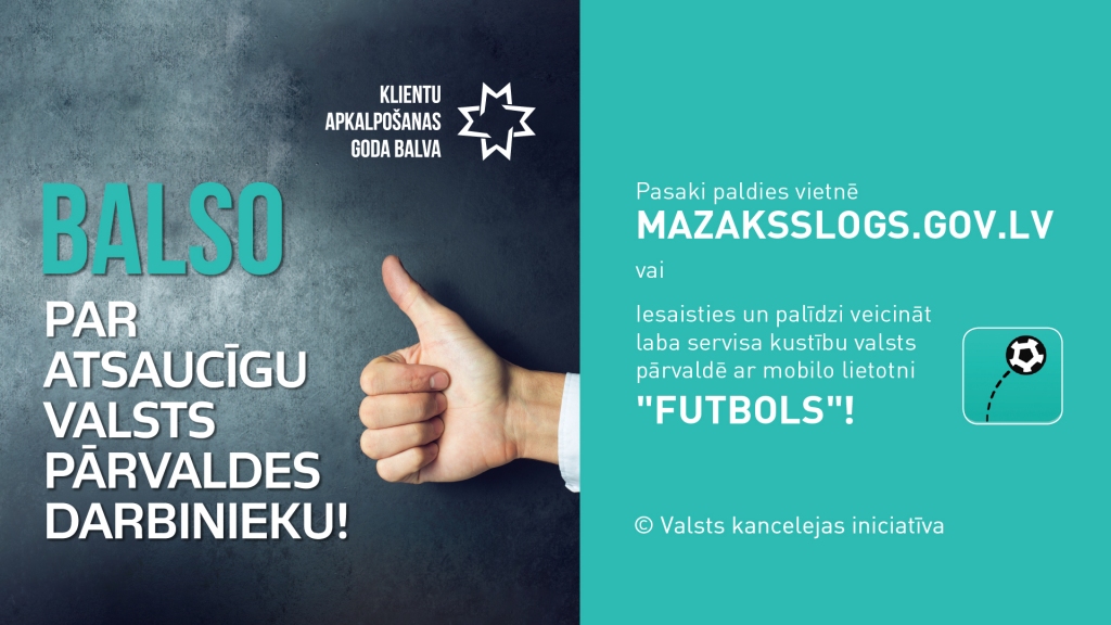 Līdz 11.novembrim var nobalsot par šā gada labākajiem klientu apkalpošanas speciālistiem