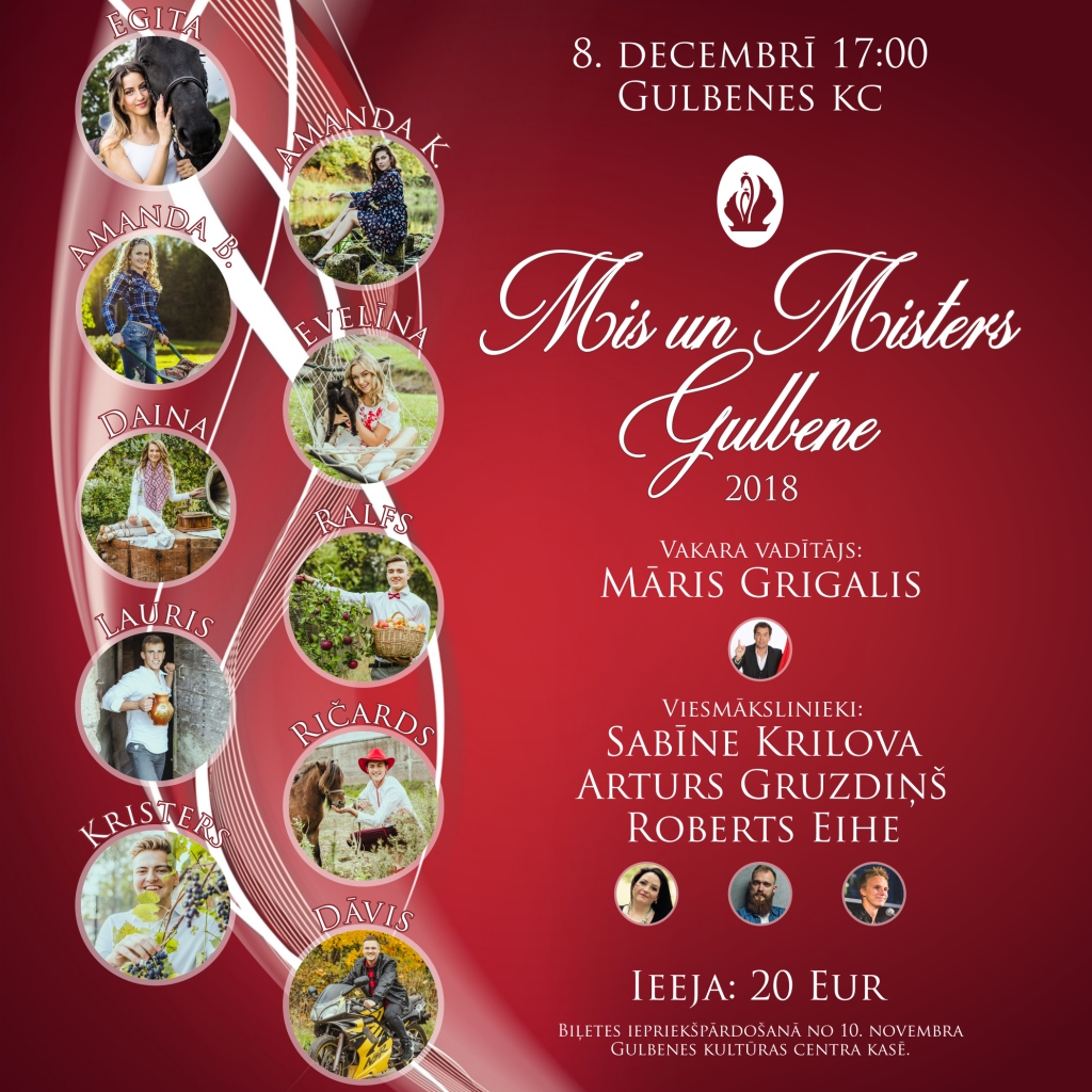 "Mis un Misters Gulbene 2018"