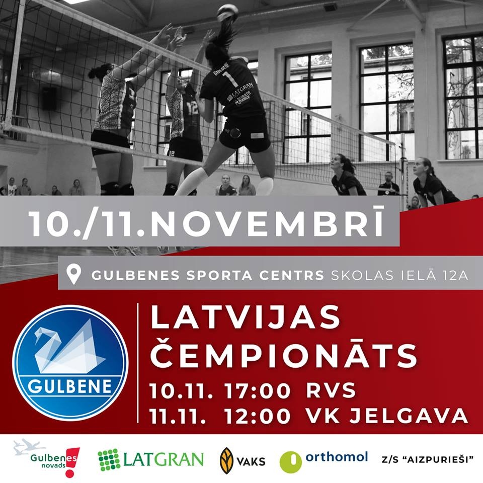 Latvijas čempionāts volejbolā sieviešu komandām: VK "Gulbene" - RVS