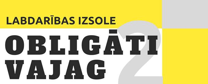 Rīko labdarības izstādi "Obligāti vajag"