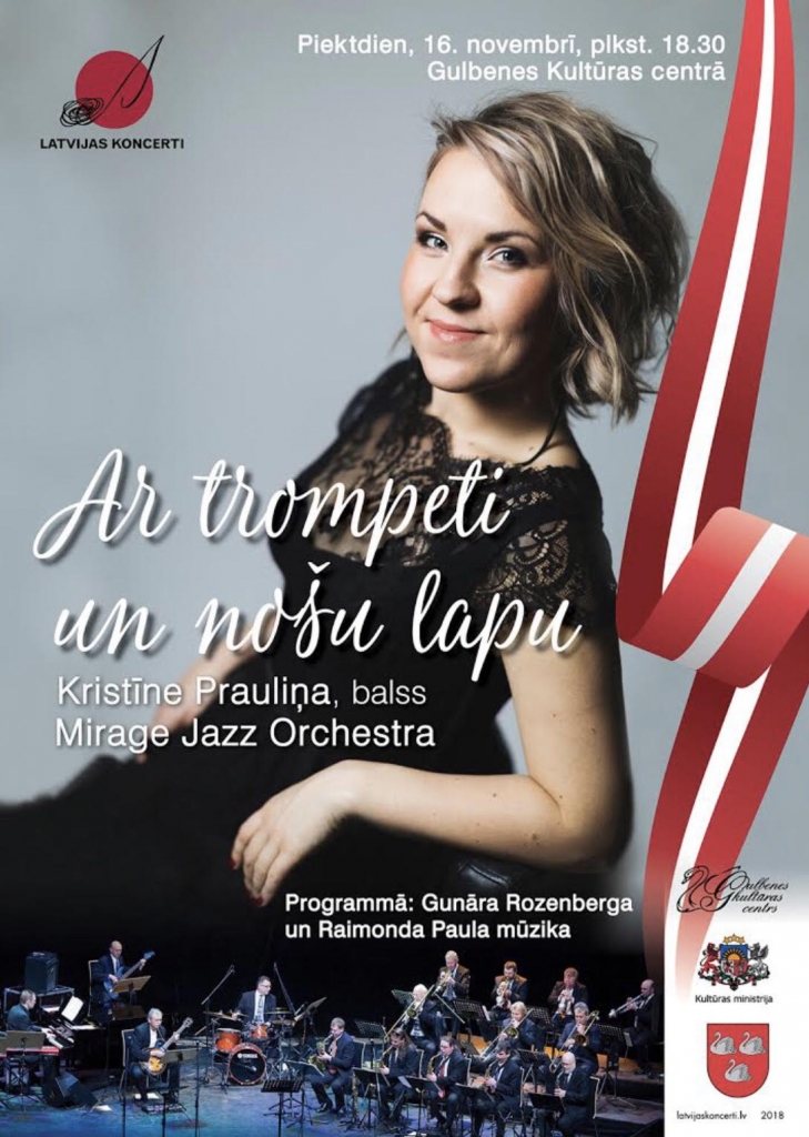 Gulbenes kultūras centrā - koncerts "Ar trompeti un nošu lapu"