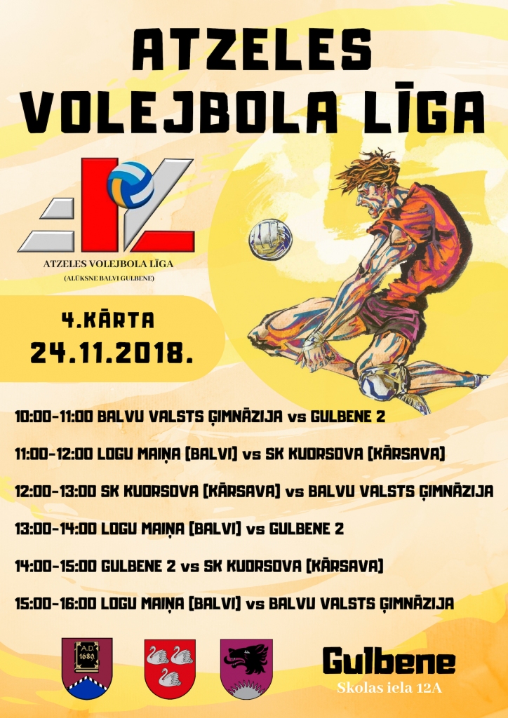 Atzeles volejbola līgas 4.kārta