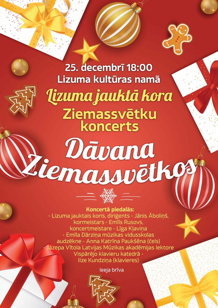 Lizumā - Lizuma jauktā kora Ziemassvētku koncerts