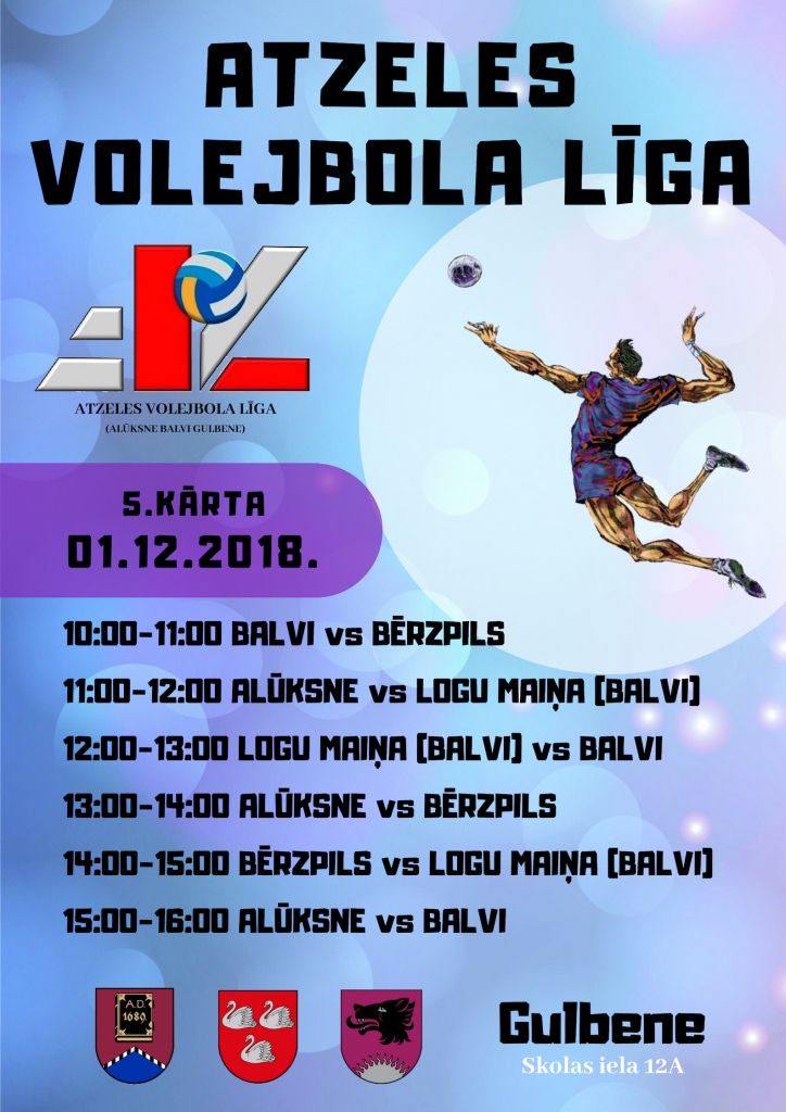 Atzeles volejbola līgas 5.kārta
