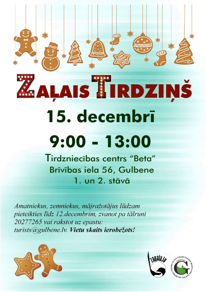 Zaļais tirdziņš Ziemassvētku noskaņās