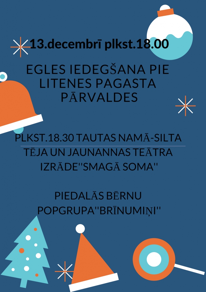 Litenē iedegs svētku egli