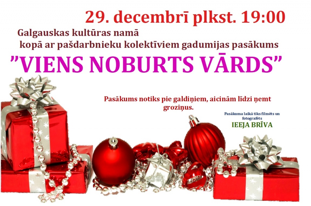 Galgauskā - pagasta pašdarbības kolektīvu gadumijas pasākums