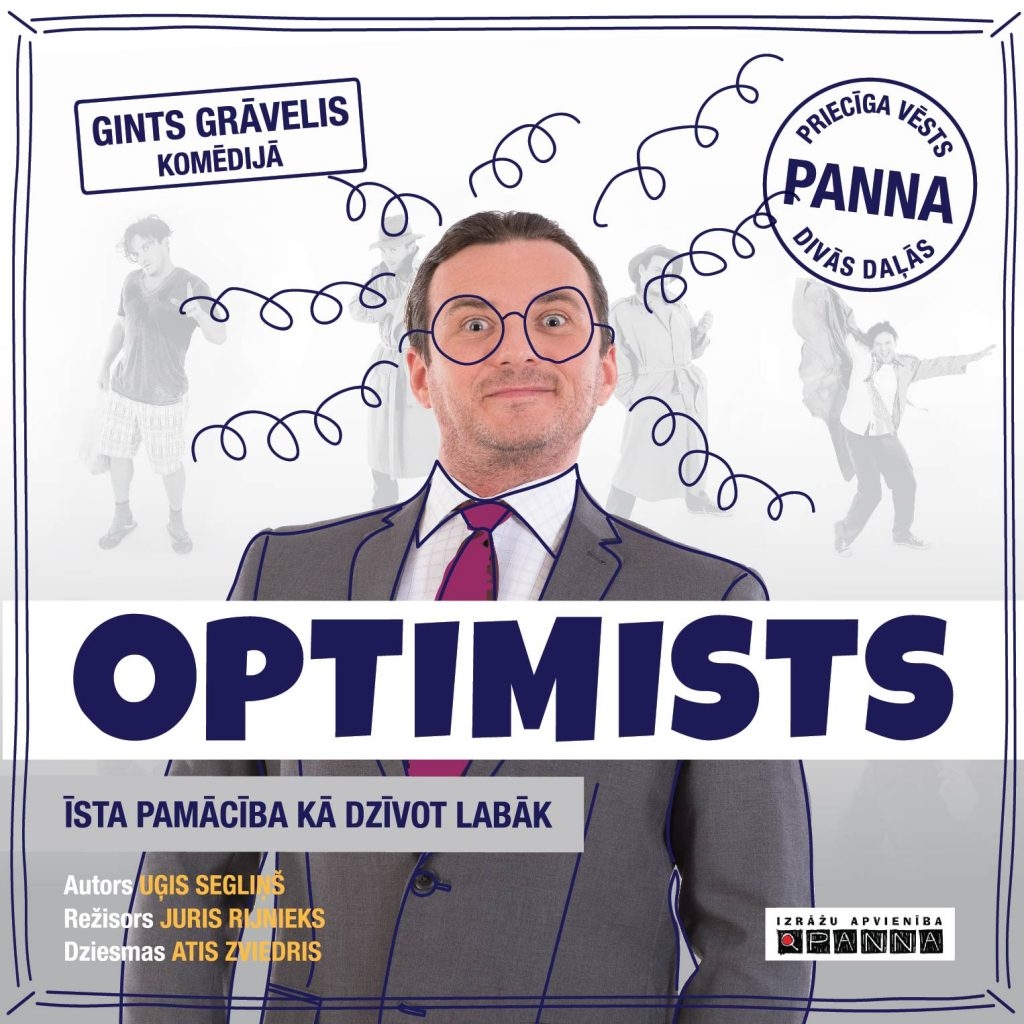 "Panna teātris" izrādīs komēdiju “OPTIMISTS”