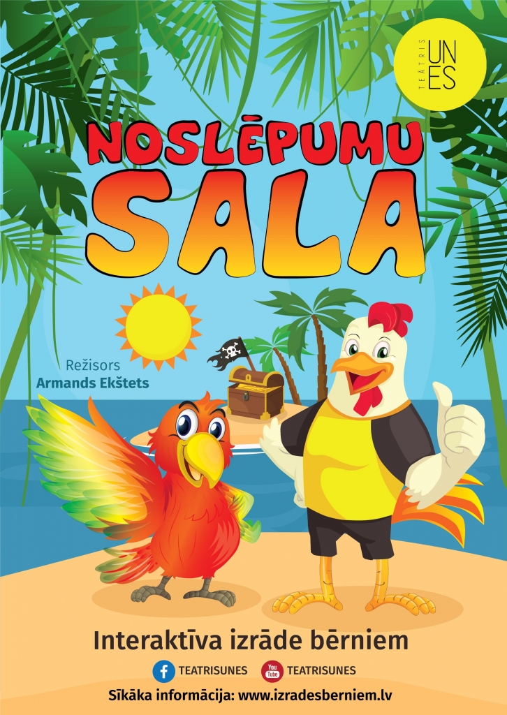 Lizumā - izrāde bērniem "Noslēpumu sala"