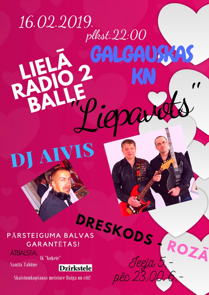 Galgauskas kultūras namā - Radio2 balle