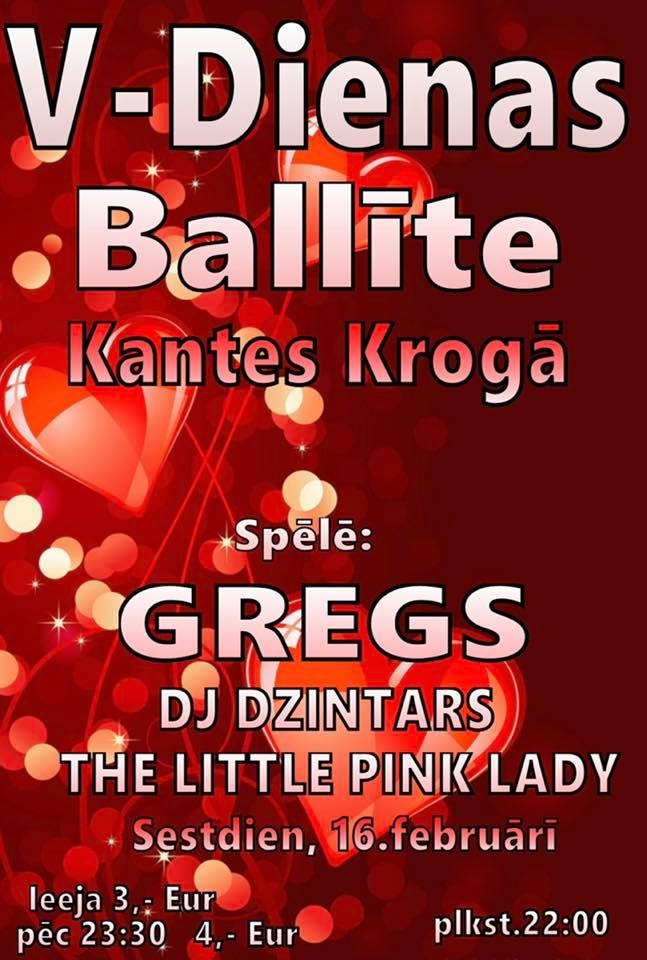 Kantes krogā - Valentīndienas ballīte