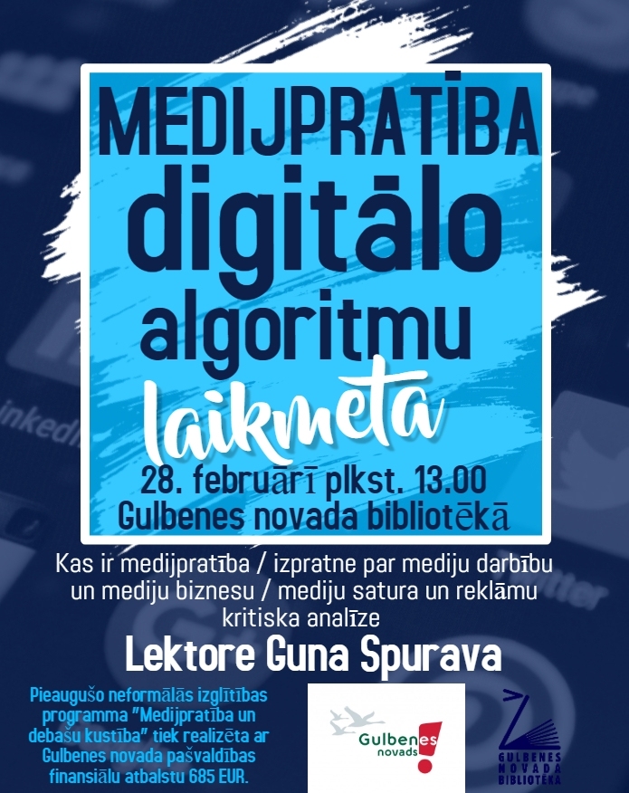Bibliotēkā viesosies pētniece, lektore, zinātniskā asistente Guna Spurava
