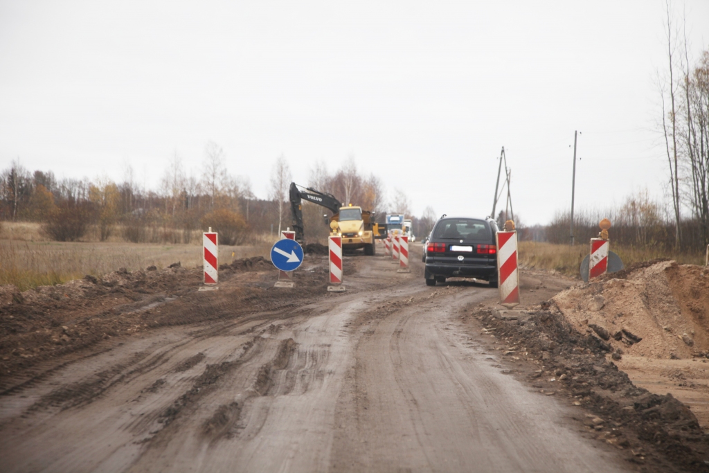 Iedzīvotājus neapmierina ceļa Gulbene – Balvi remontējamā posma pašreizējais stāvoklis