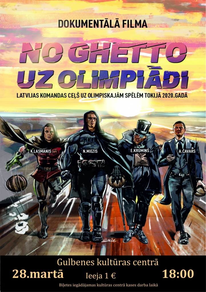 Gulbenē - dokumentāla filma "No Ghetto uz olimpiādi"