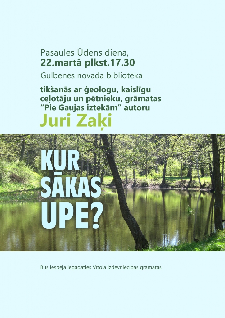 Bibliotekā - tikšanās ar Juri Zaķi