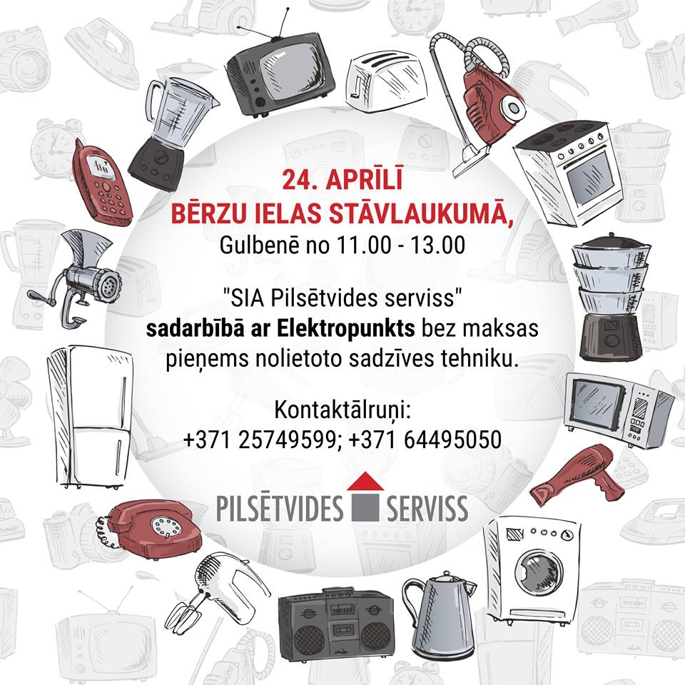 Bez maksas varēs nodot nolietotas eketropreces