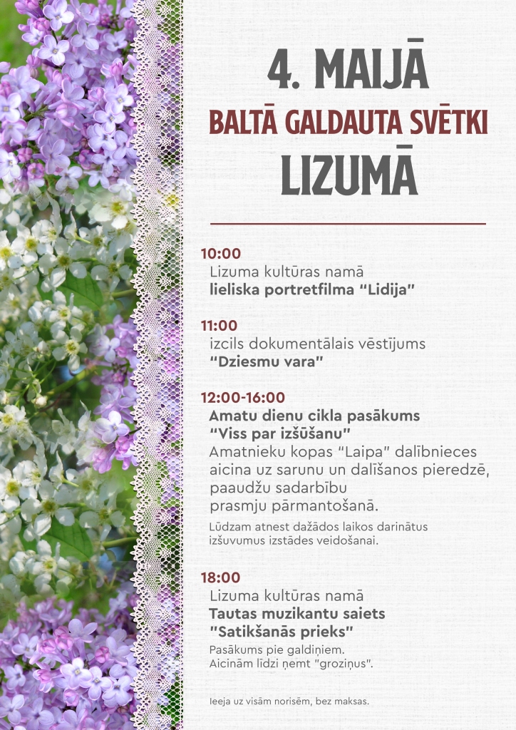 Baltā galdauta svētki Lizumā