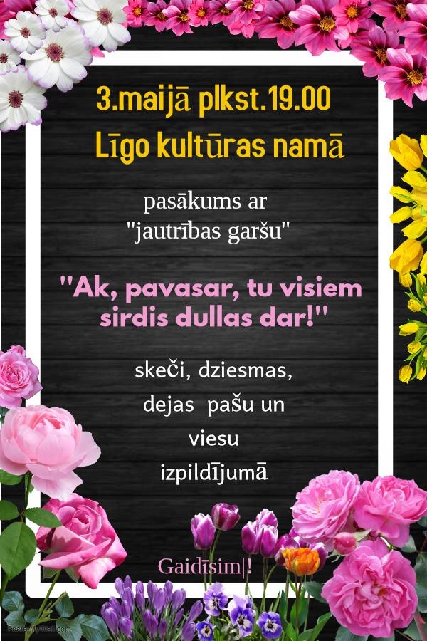 Līgo kultūras namā - pasākums ar jautrības garšu