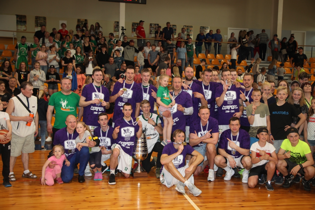 “Gulbenes Buki” kļūst par LBL 2 čempioniem