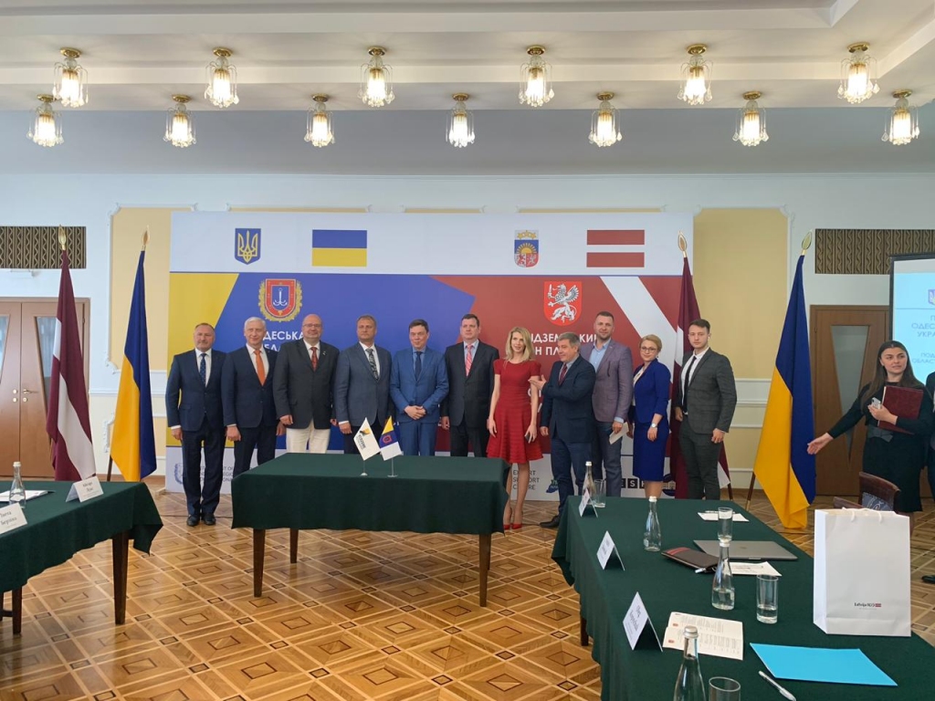 Vidzemes plānošanas reģions slēdz sadarbības līgumu ar Odesas apgabalu Ukrainā